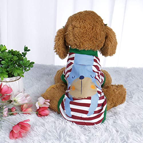 Camiseta para perro de algodón uxcell talla S miniatura 6