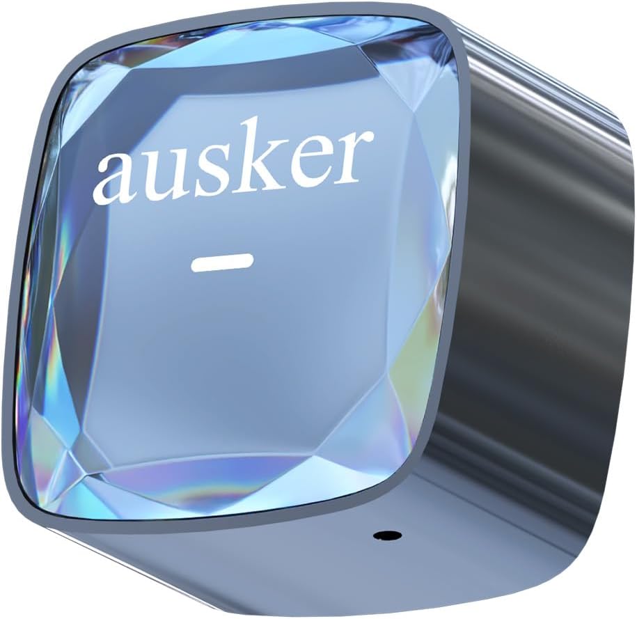 Wireless CarPlay Adapter for iPhone, Mini CarPlay Wireless Adapter with USB A Extension Cable/USB A to USB Type C Cable for Cars, Support Auto Connection, No Delay & Stable Connection