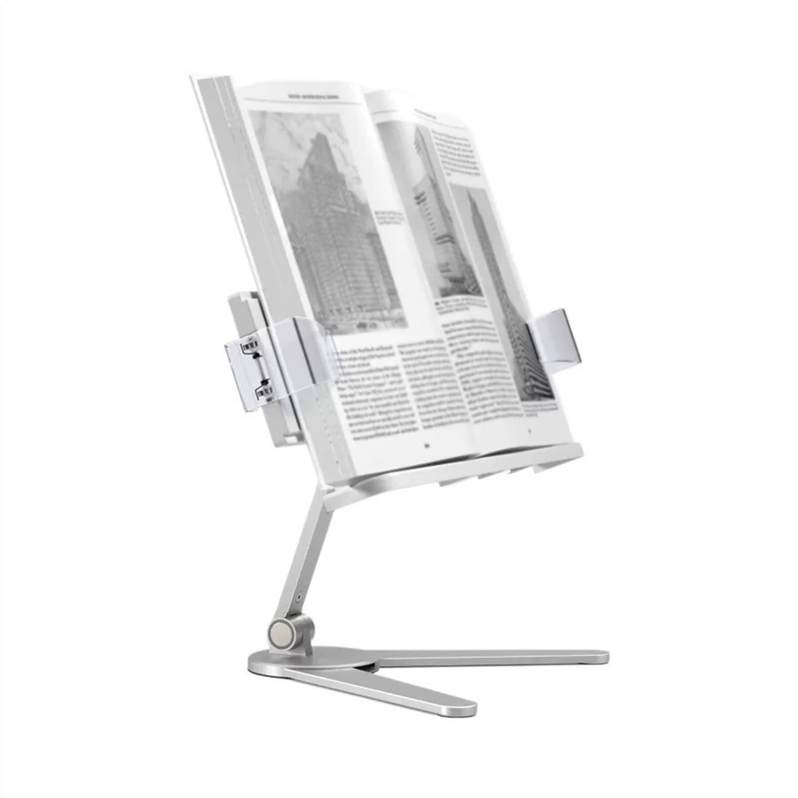 Support Livre/Porte Livre Support de Lecture de Bureau Support de Livre Multifonctionnel Support de Livre réglable en Hauteur Petit Support de Livre Pupitre de Lecture