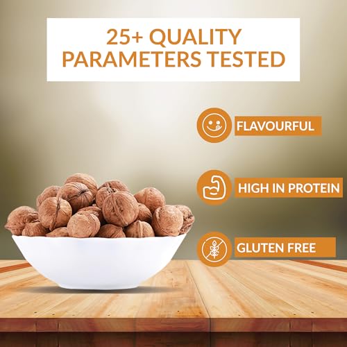 Image of 3Angels Kashmir Walnuts with Shell 2kg | Premium Whole Kashmiri Akhrot | Naturally Grown, Fresh & Unprocessed | Rich in Omega-3 & Crunchy Dry Fruits