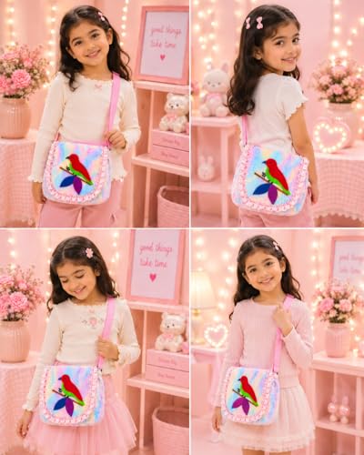 Image of Beautiful Sling Bag for Girls Kids Unicorn Bag for Girls Crossbody Bag Bags for Kids Girl