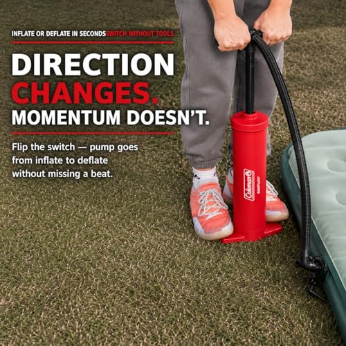 Coleman EasyFlate Dual-Action Manual Air Pump, Hand Pump - image 9