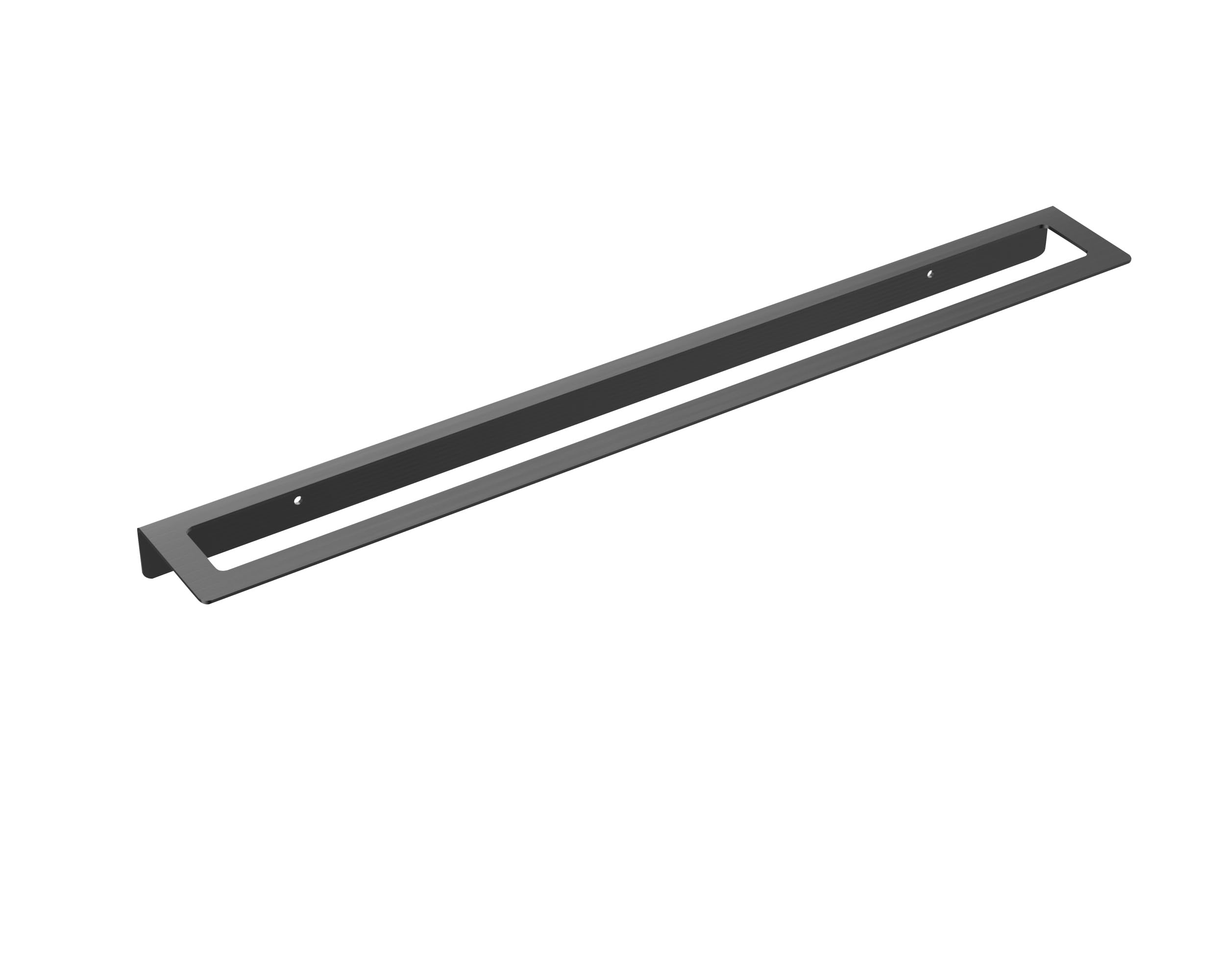 IMEX - Toallero Negro para Baño sin Taladro 40cm | Toallero Adhesivo para Pared, Lavabo o Mueble de Baño | Resistente a Humedad y Corrosión | Doble Sistema de Fijación (Atornillado o Pegado)