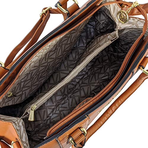 Kit Bolsa Feminina De Ombro E Bolsa Tiracolo Com Carteira e Brinde