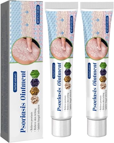 1/2 PCS Crema Antifúngica, Para Aliviar la piel Jock Picazón,Alivia Rápidamente los Irritación Y Enrojecimiento en el Cuerpo,Pie De Atleta, Alivia la Picazón,Antifúngico (2PCS)