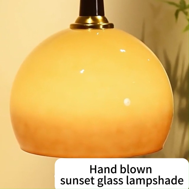 Bofea-Modern Orange Floor Lamp for Living Room,Mid Century Tall