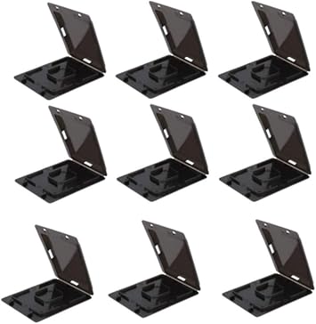 9 Pcs Beekeeping Beehive Collector Plastic Beehive Lid Hive Cover Black