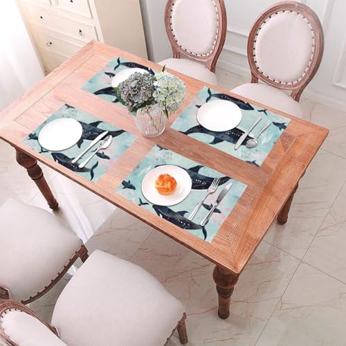 Set de table lavable anti tache et anti glisse PVC lot de 6 - 8