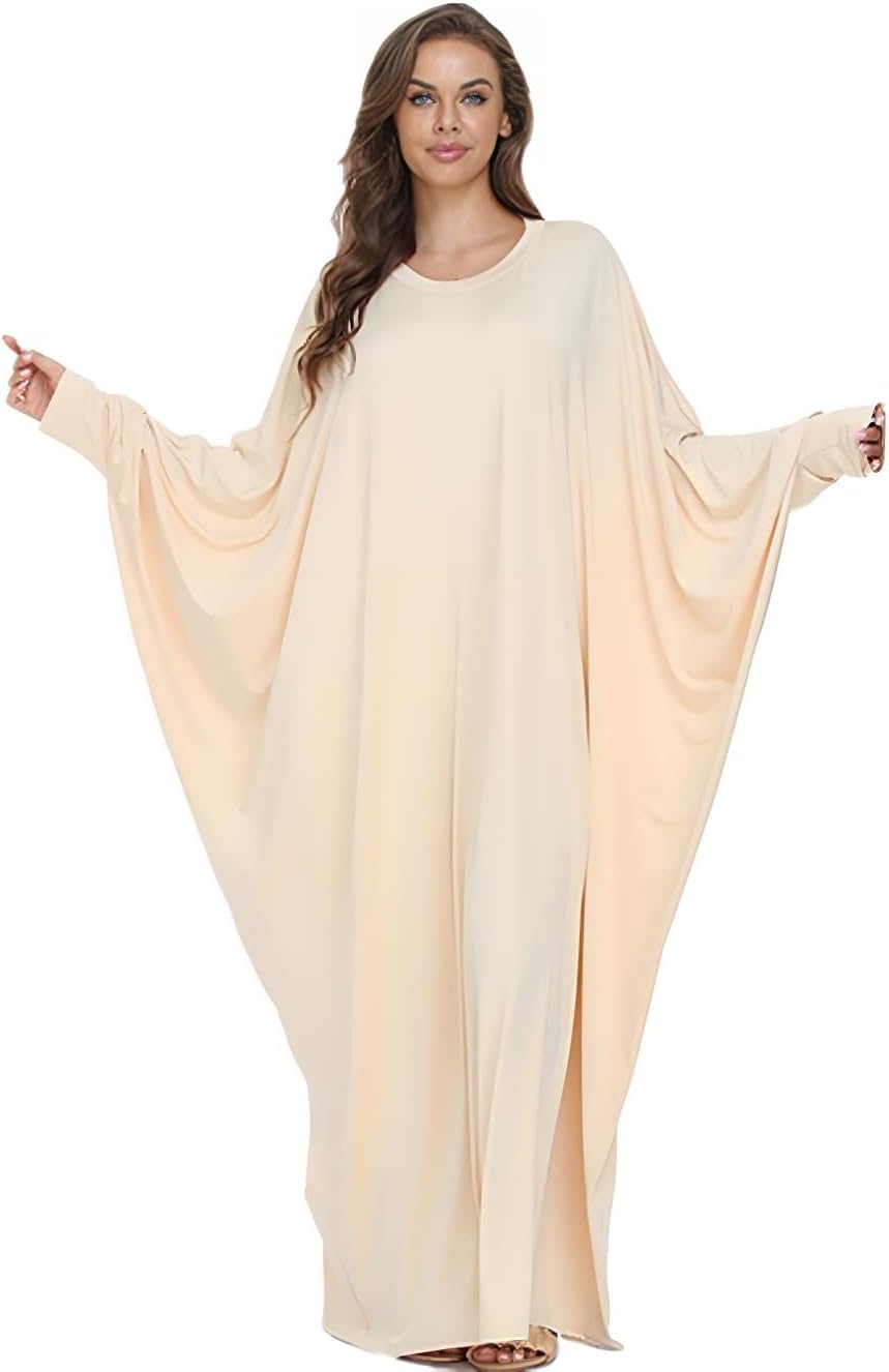 レディース ソフト イスラム教徒 祈り ドレス Abaya イスラム教 ラマダン 伸縮性 衣服 ドバイローブ