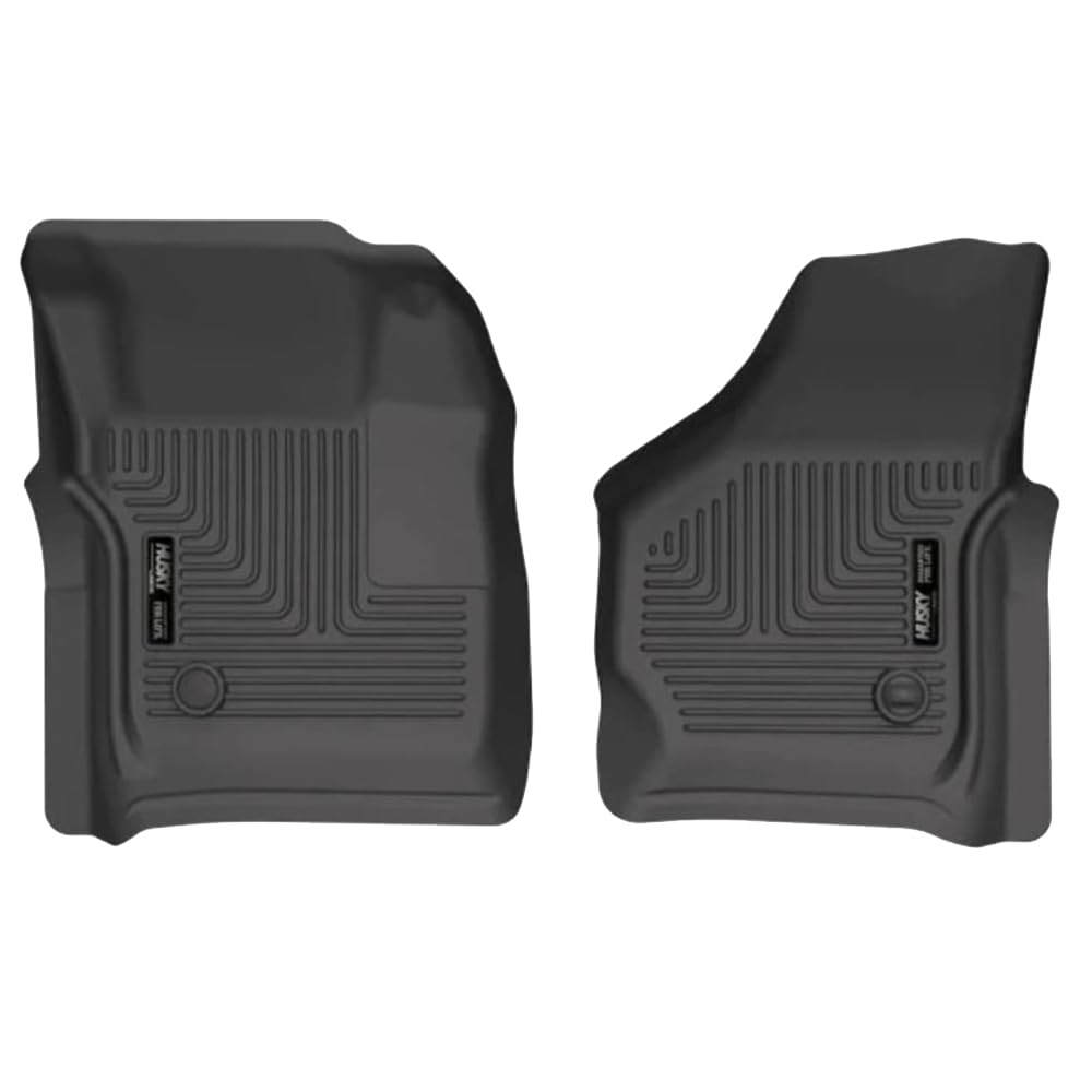 Husky Liners Weatherbeater Floor Mats Fits 1999-2007 Ford F-250 F-350 All Cab Sizes Without Manual Shifter Front Row