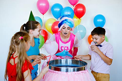Eventset XL 3 Kg Zuckerwattezucker inklusive 200 Zuckerwattestäbe 40 cm (Set 1 Kaugummi, Vanille, Apfel + 200 Stäbe) – Bild 5
