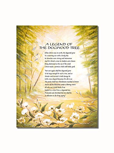 Legend of The Dogwood Tree Christian Religious Wall Picture 8x10 Art Print-L8