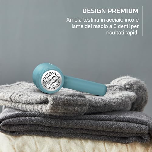 Rowenta Easy Care, Levapelucchi Ricaricabile Con Lunga Autonomia, Rete In Acciaio Inox, Risultati Impeccabili E Veloci, Facile Da Usare E Pulire, Colore Blu, JA8002 - 4
