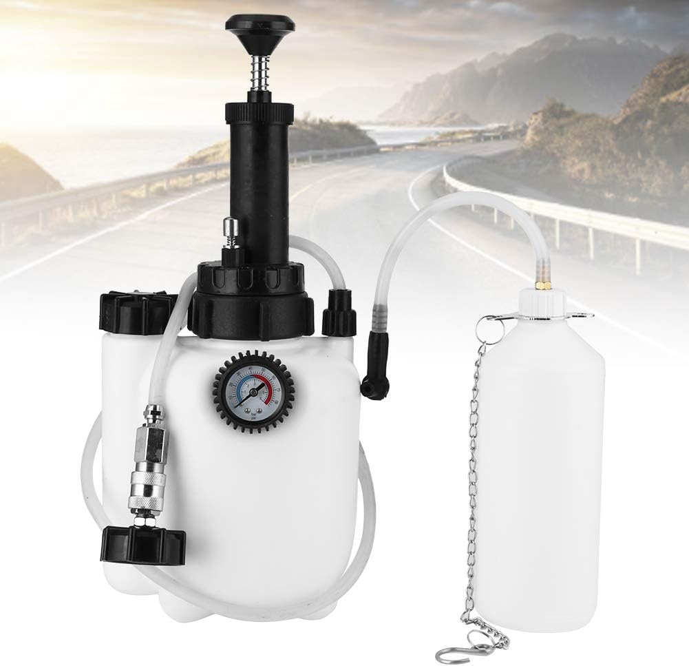 Bleeding Fluid Kit,3L Brake Clutch Fluid Bleeder Tool Kit,Pneumatic Brake Bleeding Tool Bleeding System