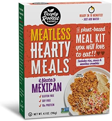 Deeply Rooted Meatless Crumbles (Fiesta Mexican, Hearty Meals)