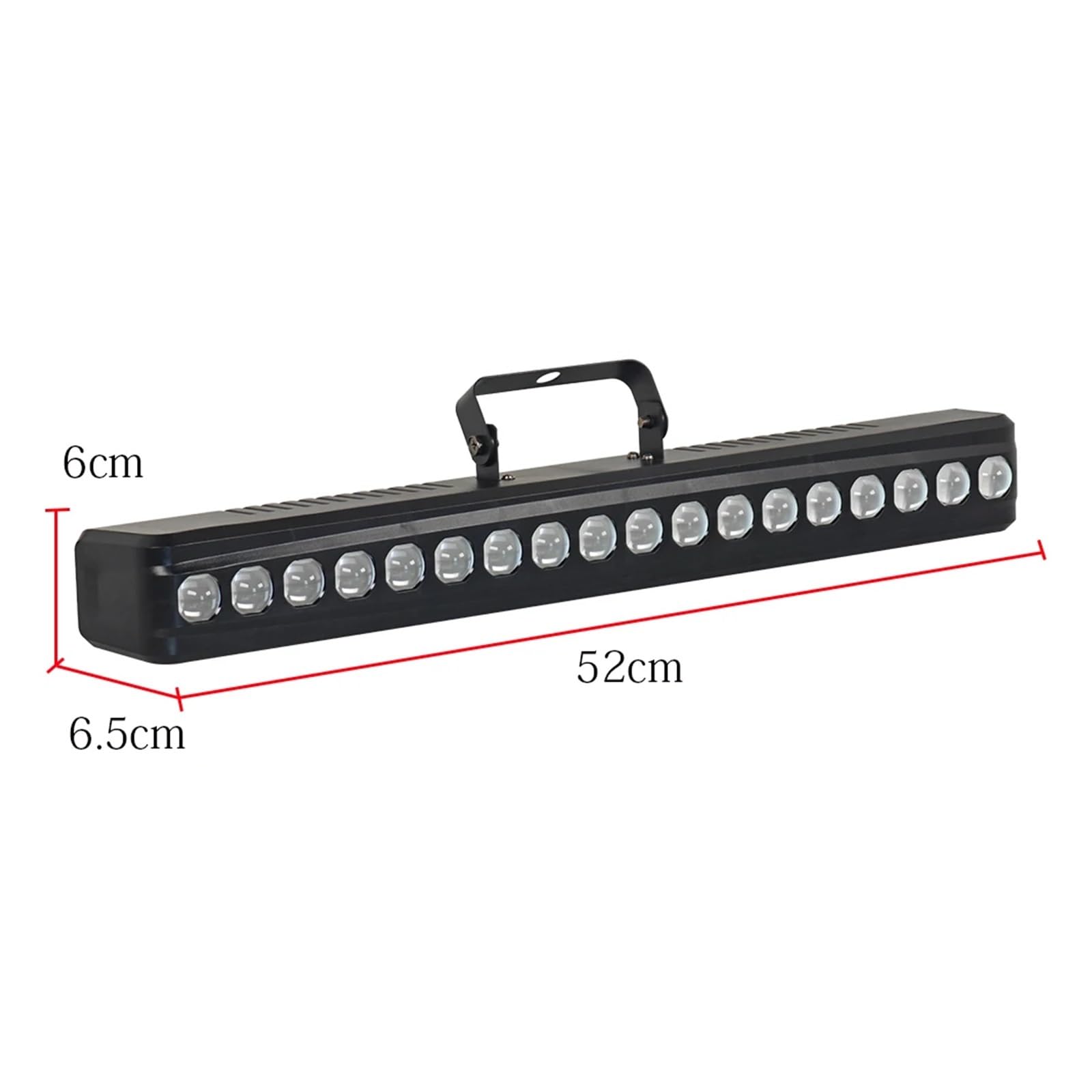 18x3w RGB Pełnokolorowa kurtyna świetlna LED, światło klubowe, sceniczne DMX, barowe, efekt DJ Disco, światła stroboskopowe, z em Występ na żywo