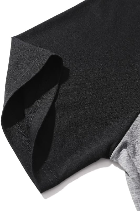 Men's Henley Shirts Cotton T-Shirt Short Sleeve/Long Sleeve Shirt Casual Stylish - Image 7