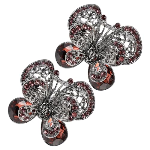Mikinona 2�� ���^�� �w�A�N���b�v ���p�̒��N���b�v �ׂ����p�o���b�^ ������ hair pin hair clip for women �����̓����� ���̔��̒܃N���b�v ����