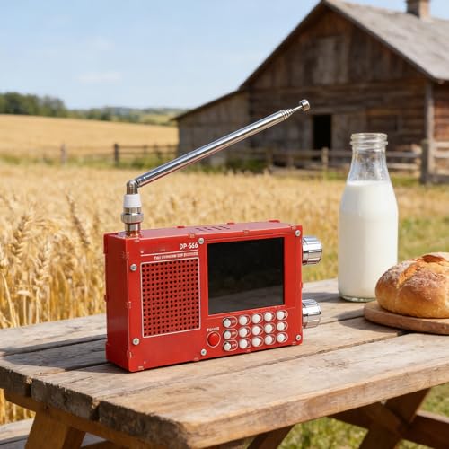 Radio de banda completa LICAEVEY con pantalla LCD 2.8" miniatura 4