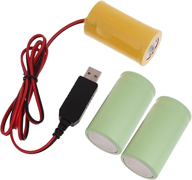 High Performances USB to 4.5V LR20 D Battery Eliminators Cell for 3x1.5V LR20 D Battery Powered Product