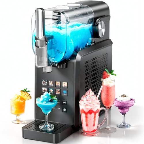 Slushie Machine for Home, 8 Presets, No Ice Needed Frozen Drink Maker, 61oz