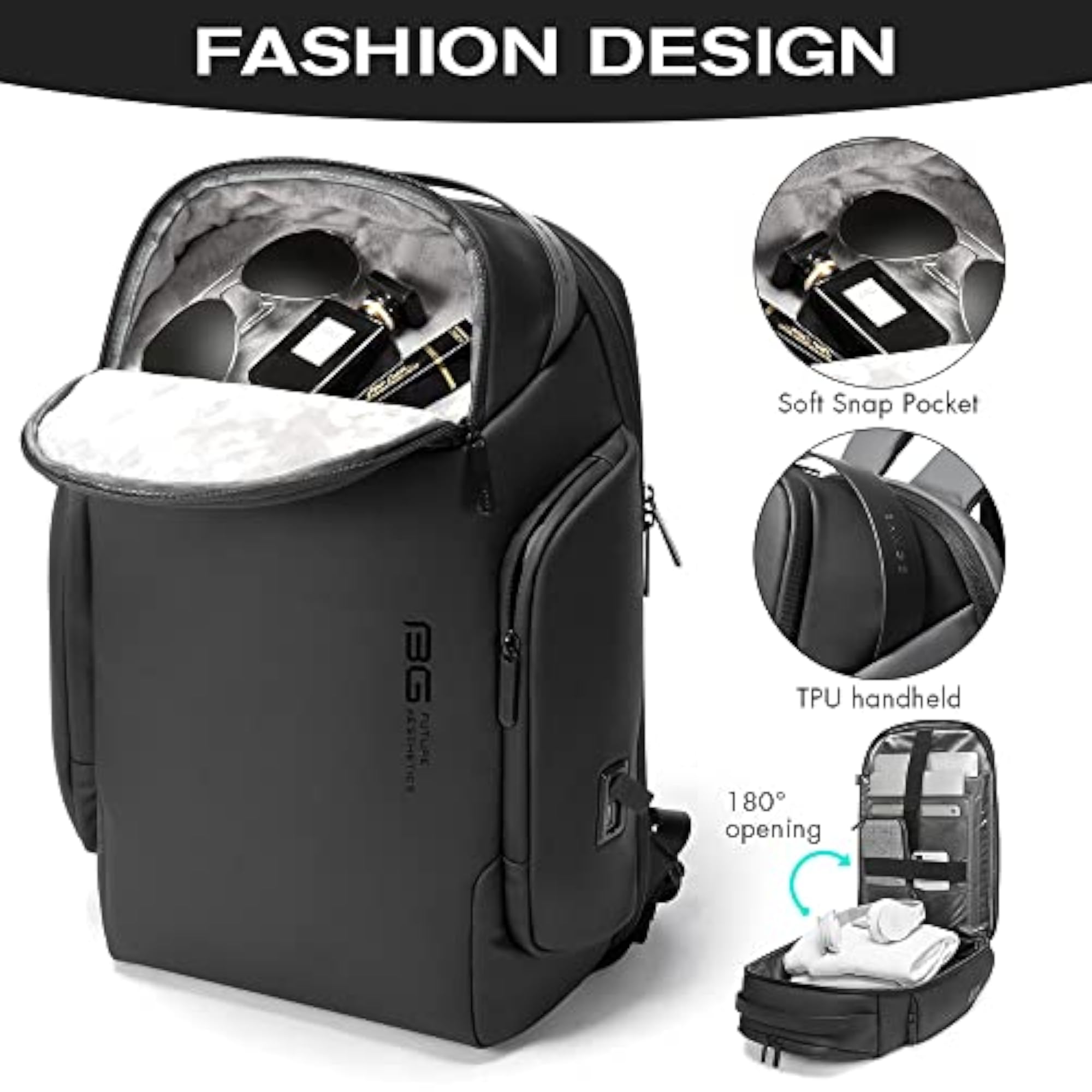 Smart Business Backpack with USB Charging Port