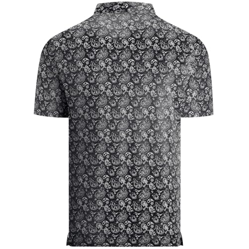 Esabel.C Men's Print Golf Shirt Breeze Polo Shirt - image 2