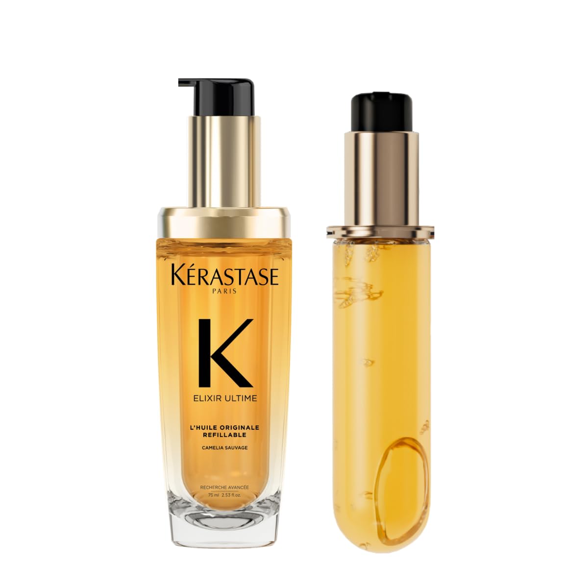 Kerastase DUO Elixir Ultime L'Huile Originale Hair Oil & Elixir Ultime L'Huile Originale Hair Oil Refill 75ml