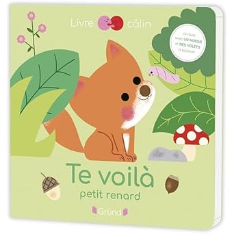 Éditions jeunesse Te voilà, petit renard ! Livre tout-carton avec volets à soulever