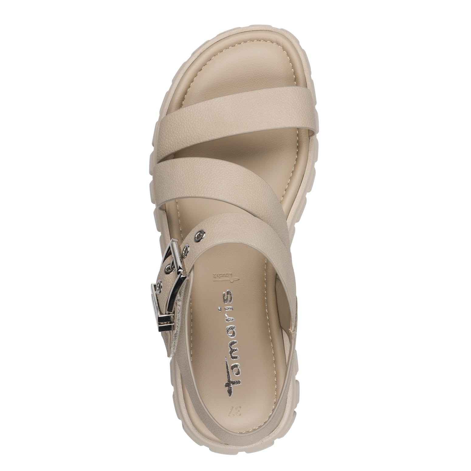 Tamaris Damen Keilsandalen, Frauen Sandalen,TOUCHit-Fußbett