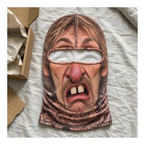 Ski Mask for Men Funny Realistic 3D Printed Balaclava Fall Winter Mask - image 5