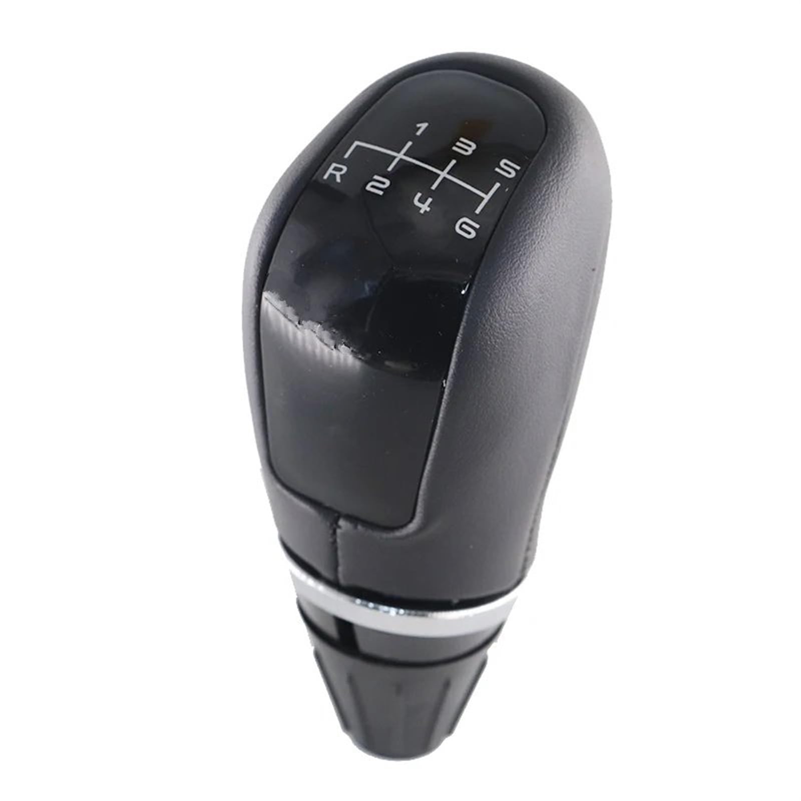 HSUKIHO Car Shift Knob Cover for Benz W140 W163 W168 W169 W202 W204 W210 W211 W212 W220 W638 5/6 Speed Gear Shift Knob Manual Transmission(6 Speed)