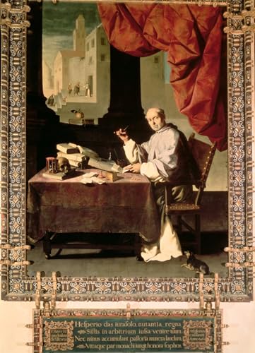 Cuadro al óleo de Francisco de Zurbarán para decoraciones del hogar en lienzo de 60x90cm