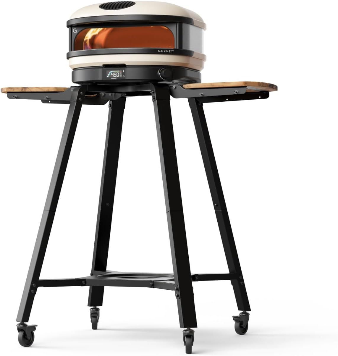 Gozney Arc & Arc XL Pizza Oven Stand & Arc & Arc XL Stand Cover & Arc Oven Mantel with a Stainless Steel Shelf, East to Clean, No Tool Assembly