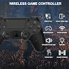 BLUE LAKE Performance paquete de 2 controladores de juegos inalámbricos compatibles con PS4/Steam/Android/iOS, carga USB-C 1000mAh – Negro 6