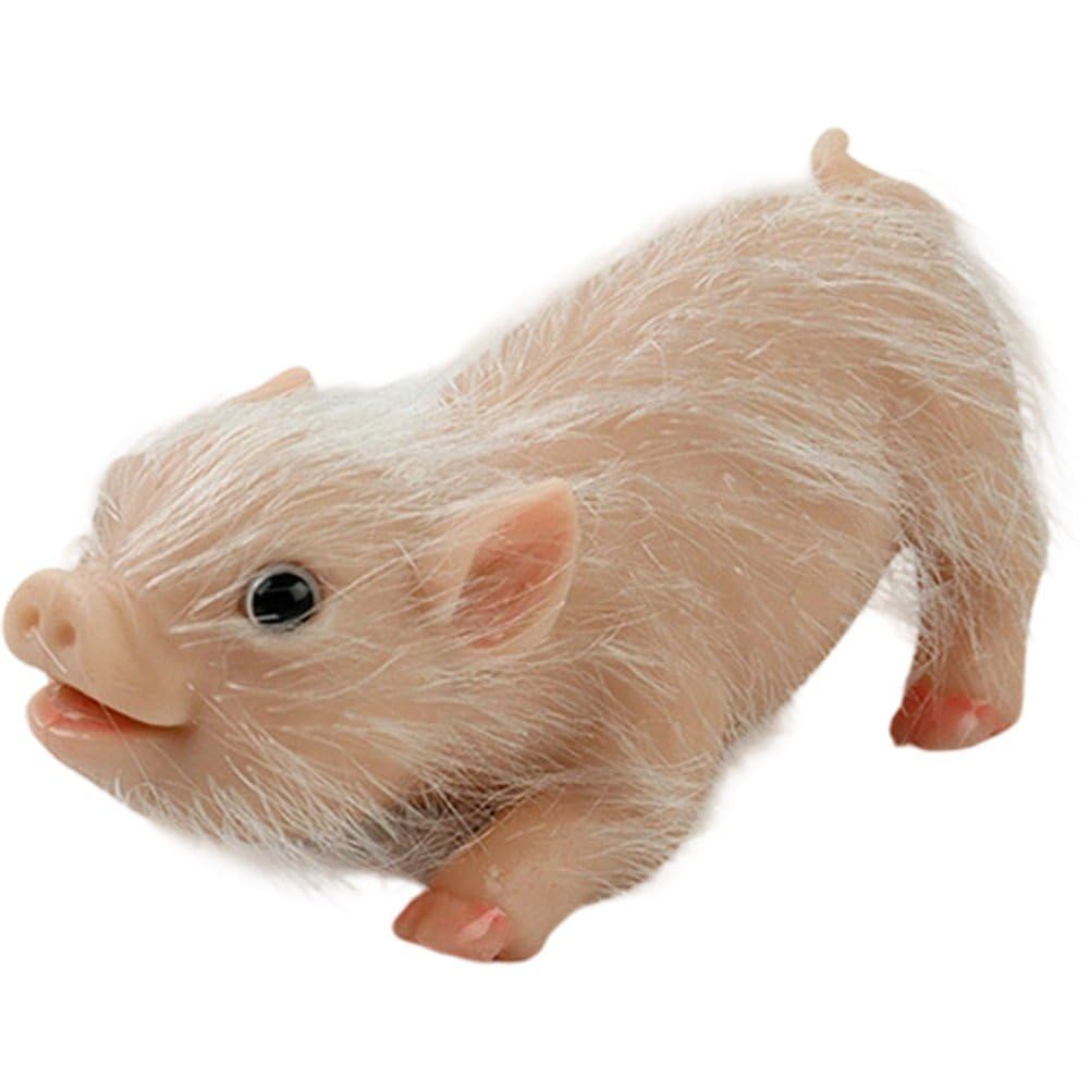 Cochon en silicone mignon un compagnon miniature à offrir