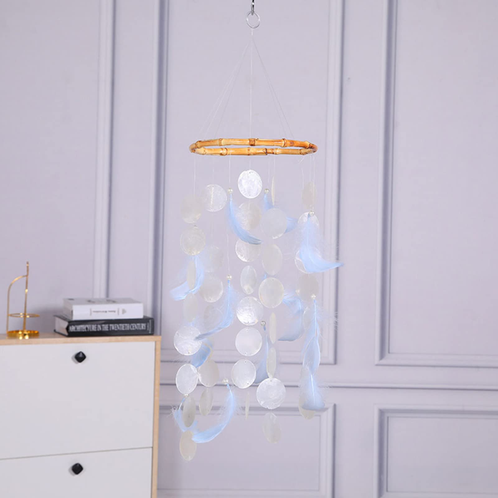 Campanelli Eolici Hillylolly Con Colibrì - Carillon Da Giardino In Metallo, 43.5x19 Cm - Foto 8