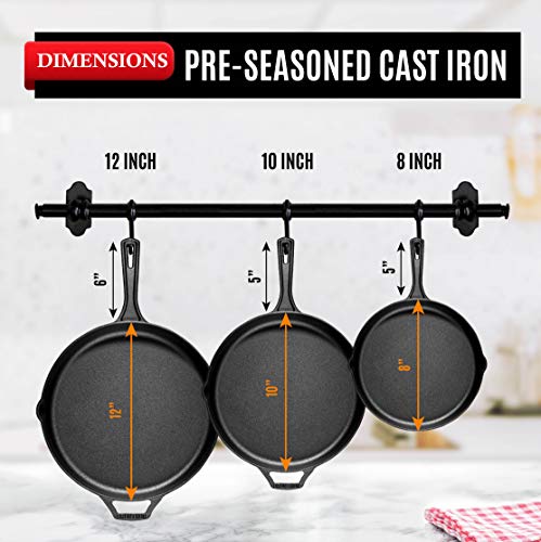 Bruntmor-8-10-and-12-Inch-Pre-Seasoned-Frying-Pan-Set-of-3-Oven-Safe-Skillet-Grill-Pan-Set-Nonstick-Cookware-with-Side-Drip-Lips-Black