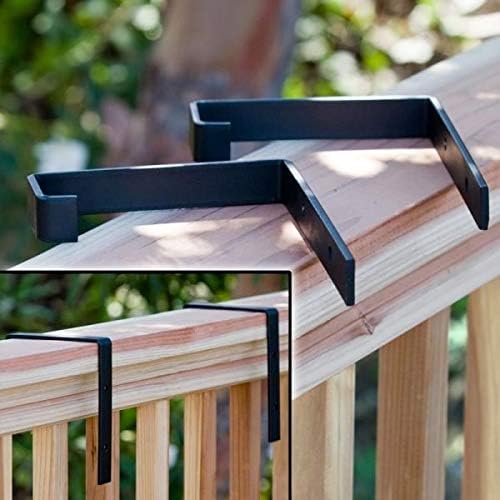 Amazon Com 2in X 8in Deck Rail Brackets Sports Outdoors