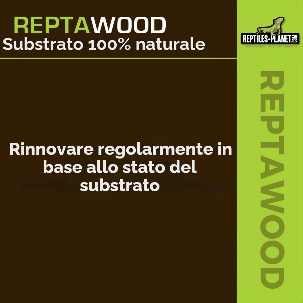 Reptiles Planet - Reptawood - Substrato Naturale per Terrario - Luminosità di Faggio - 18 Litri