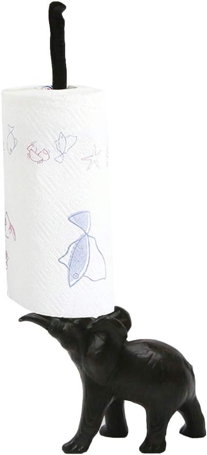 Toilet Paper Tissue Roll Holder,Cast Iron Kitchen Dispenser Roll Holder Stand Bathroom Toilet Paper Roller Holder