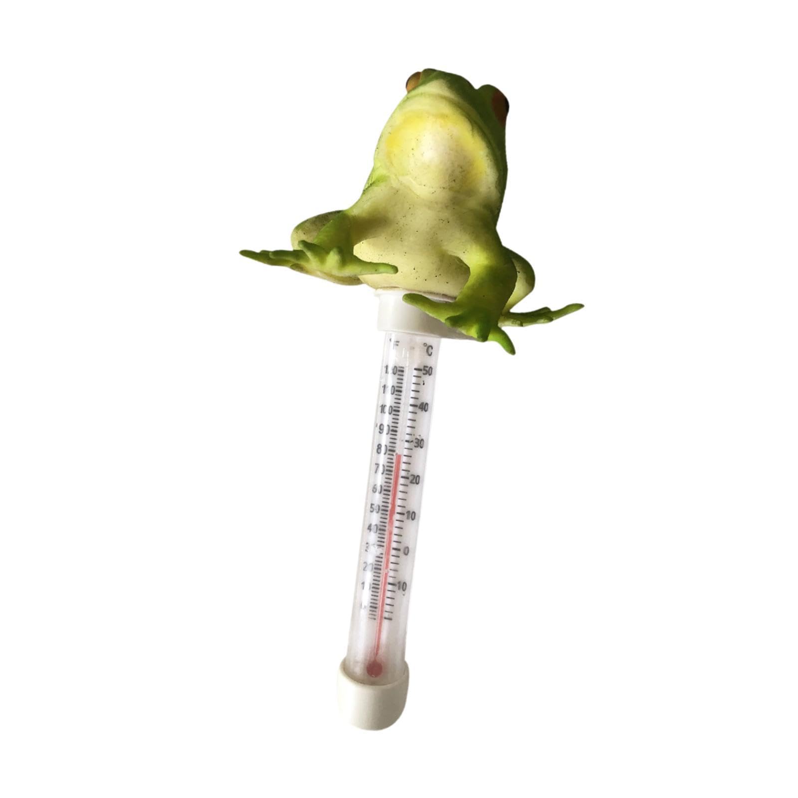 UJEAVETTE Water Temperature Gauge Ice Bath Shatter Resistant Floating Pool Thermometer Frog 12x16.5cm-image-43