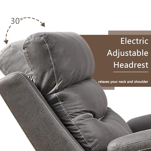 Sillón Plegable de Cuero Negro con Control Eléctrico miniatura 5