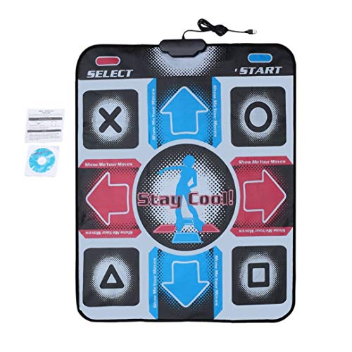 Preisvergleich Produktbild Dance Mats Pads, Rutschfeste, strapazierfähige, verschleißfeste Tanzschritt Tanzmatte Pads Dancer-Decke für PC mit USB für Bodybuilding-Fitness