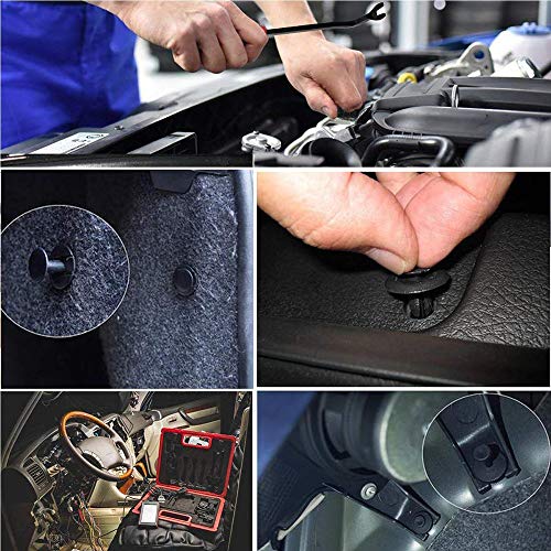 120 Pcs Nylon Fender Clips Expansion Push Fastener Rivets For Polaris Ranger Rzr Kawasaki Teryx Honda Pioneer Suzuki Atvs Body Retainer Clips With Remover Tool By Tutor Auto #TOP4