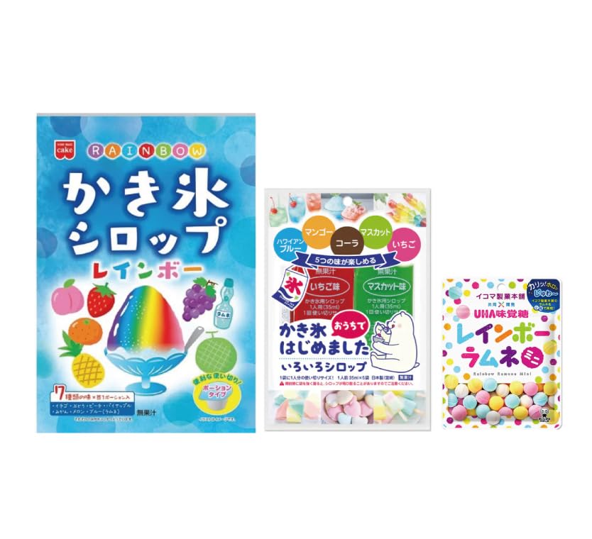 Amazon.co.jp: 『 共立食品 かき氷シロップ レインボー ポーション