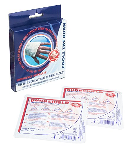 Burnshield Brandverzorging en EHBO Hydrogel Dressing, 2 Count