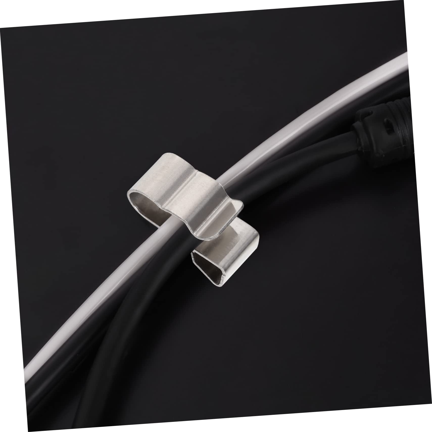 iplusmile 12 Juegos Abrazadera Para Cable Fotovoltaico Solar Flotante Timbre Cableado Sujetacables Para Proyectos Fotovoltaicos Abrazadera De Cable Solar Calefactores Bastidor 50 Uds * 12