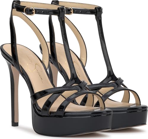 Image of Jessica Simpson Women's Sippete Platform Stiletto T-Strap Sandal