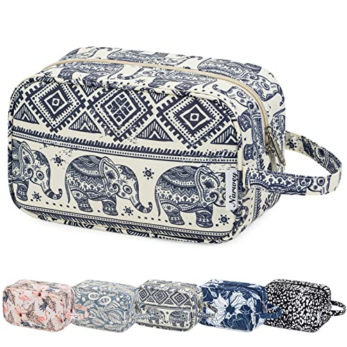 Bolsa de aseo para hombre, kit de ducha de maquillaje para mujer, bolsa de ducha de viaje, para mujer (Elephant) Cover